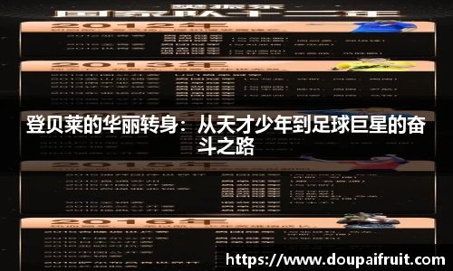 登贝莱的华丽转身：从天才少年到足球巨星的奋斗之路